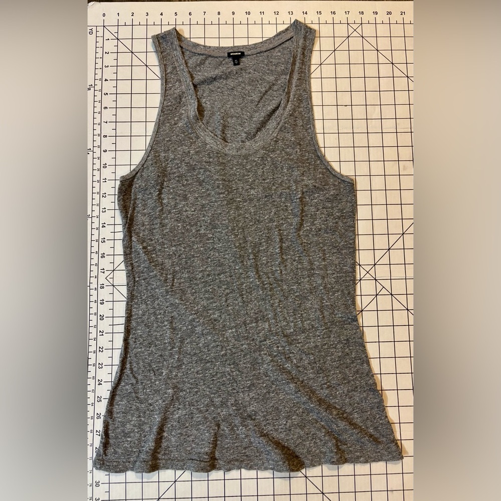 NWOT Monrow Women’s Size XL Gray Super Soft Tank Top
